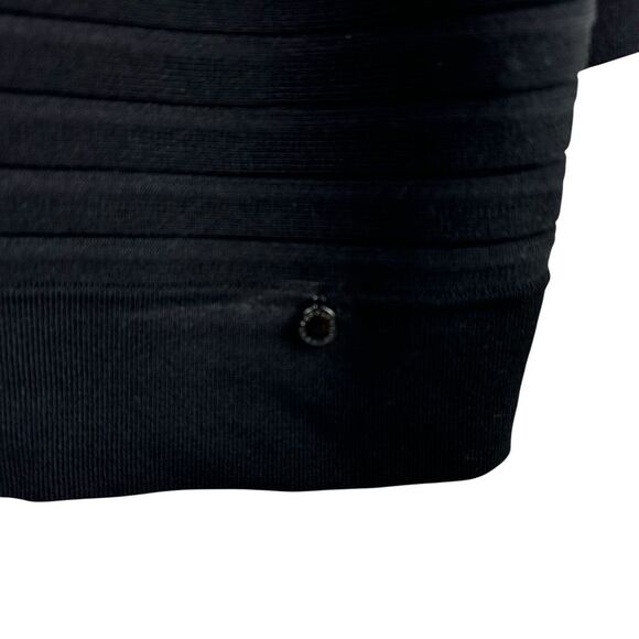 Adolfo Dominguez Women's Medium Black Ribbed Sweater - Picture 5 of 9